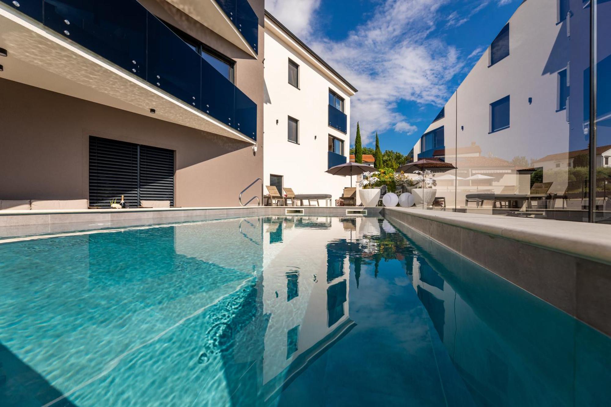 Villa Aurea Apartments Malinska De Luxe Eksteriør bilde