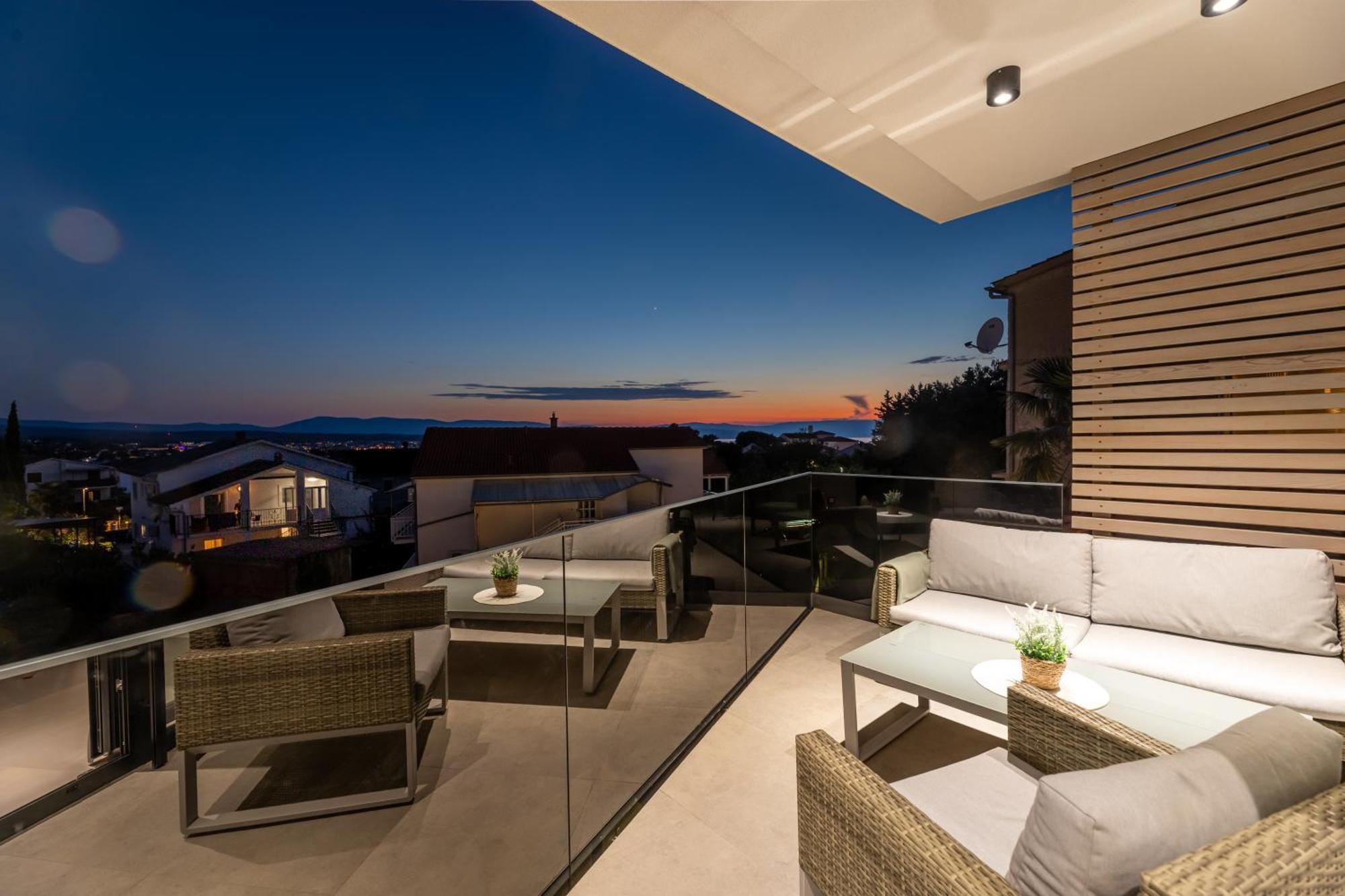 Villa Aurea Apartments Malinska De Luxe Eksteriør bilde