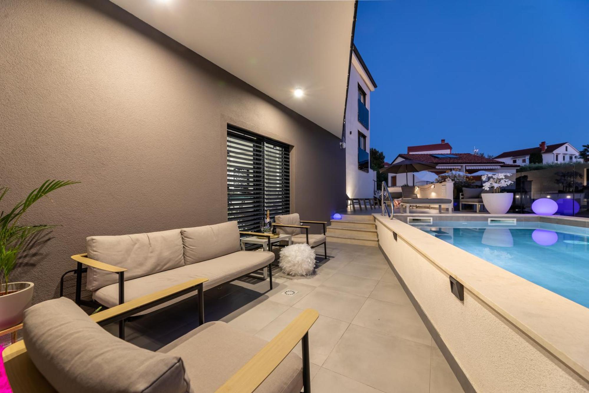 Villa Aurea Apartments Malinska De Luxe Eksteriør bilde