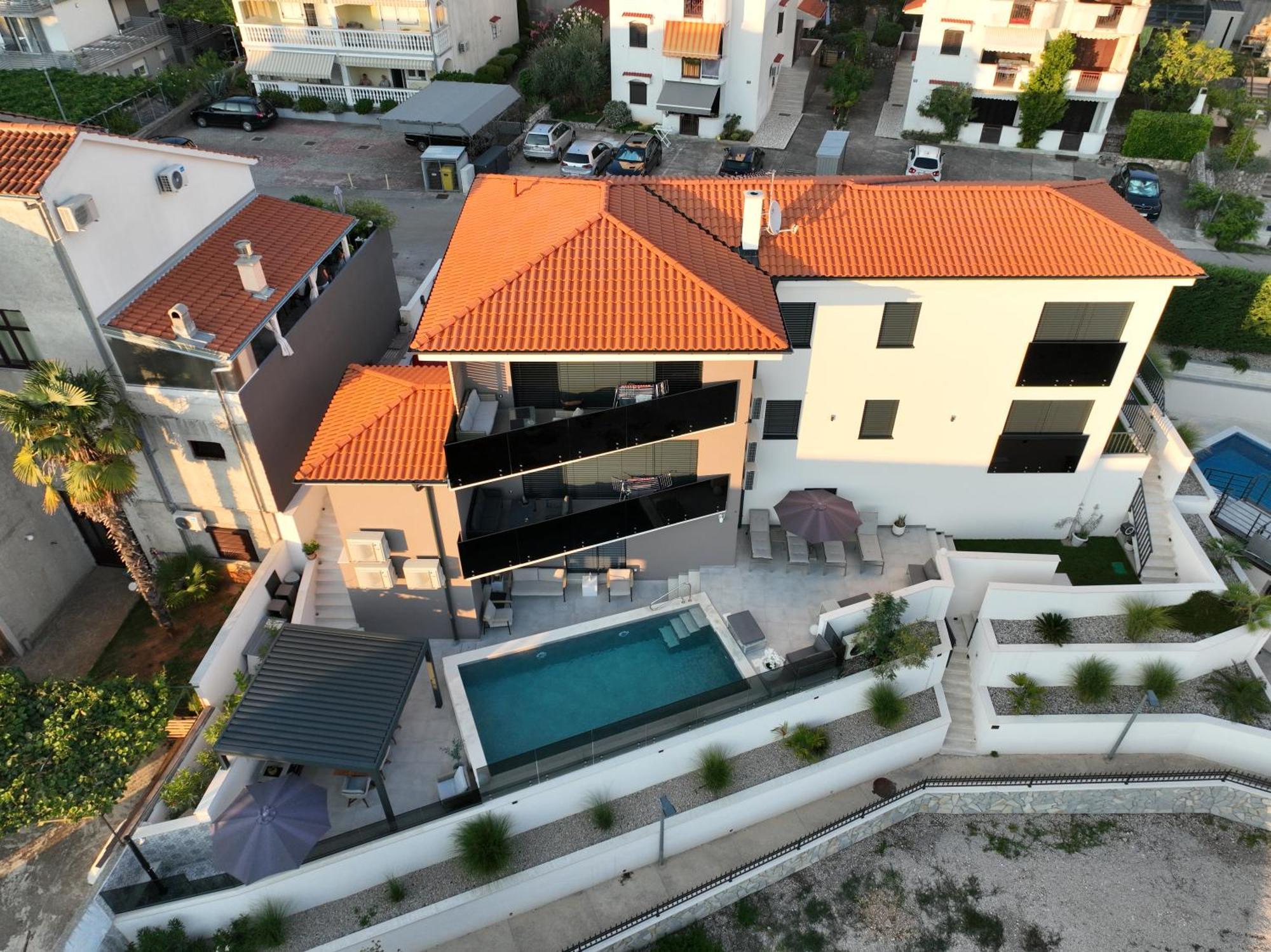 Villa Aurea Apartments Malinska De Luxe Eksteriør bilde