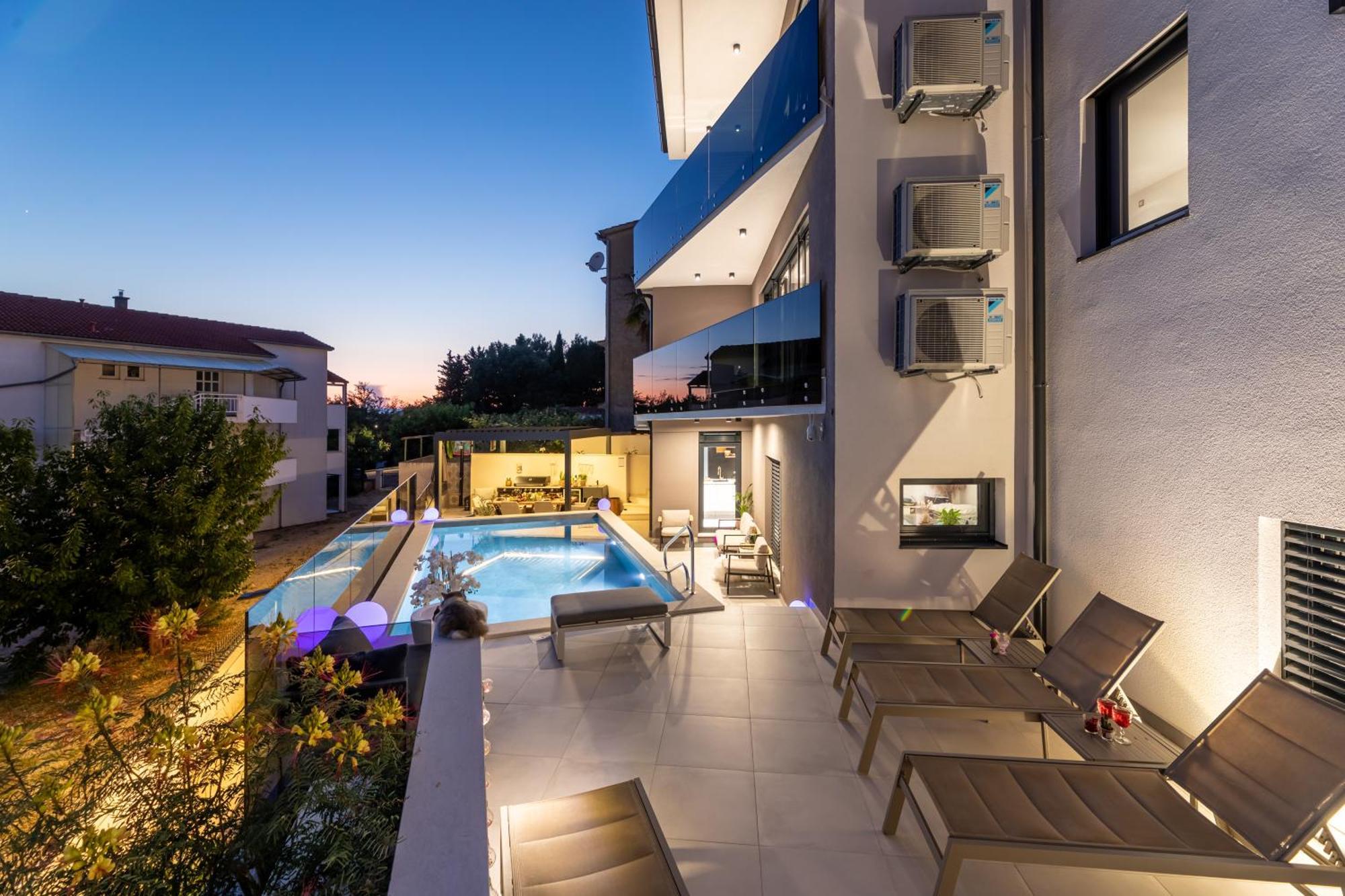 Villa Aurea Apartments Malinska De Luxe Eksteriør bilde