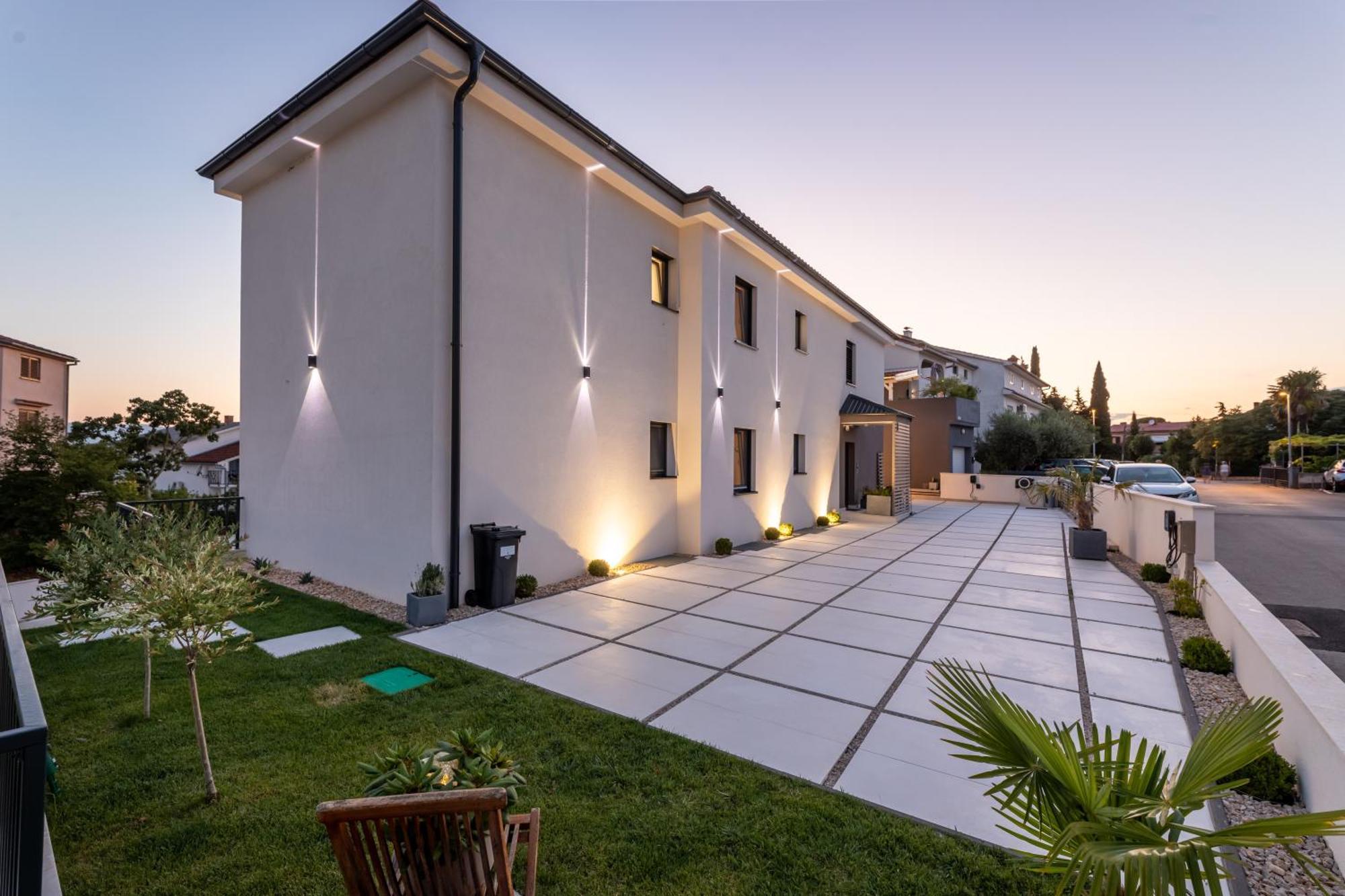 Villa Aurea Apartments Malinska De Luxe Eksteriør bilde